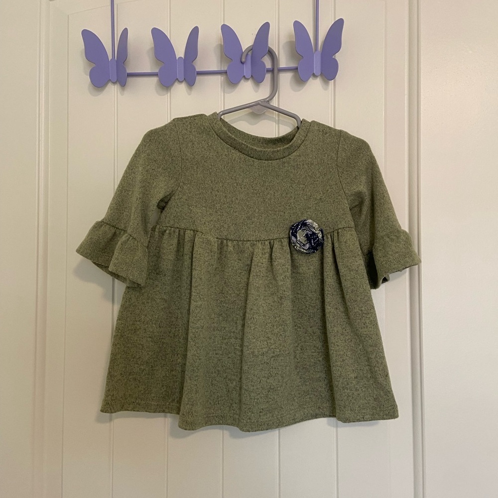 NWOT | Bonnie Baby girl’s soft knit dress — 18 months